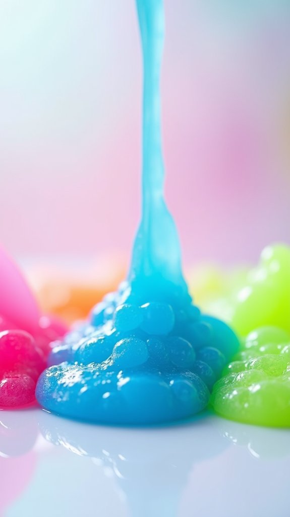 stretchy colorful playful goo