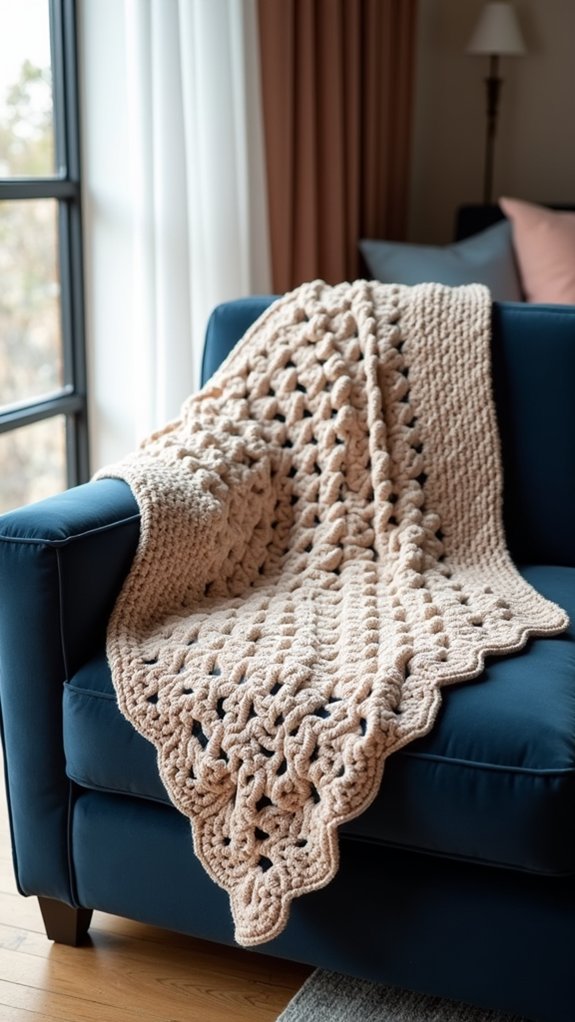 textured triangle shawl pattern