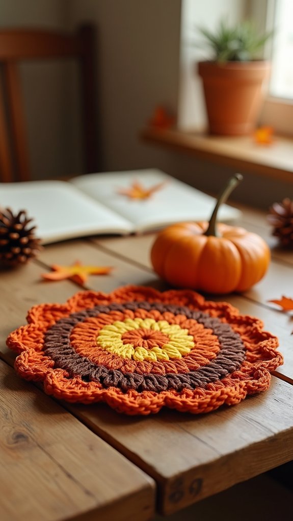 thanksgiving themed drink coasters