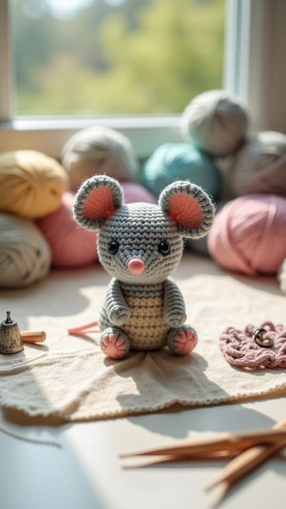 tiny adorable baby mouse
