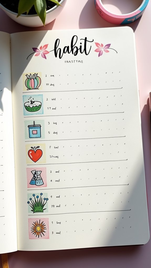 track your monthly habits