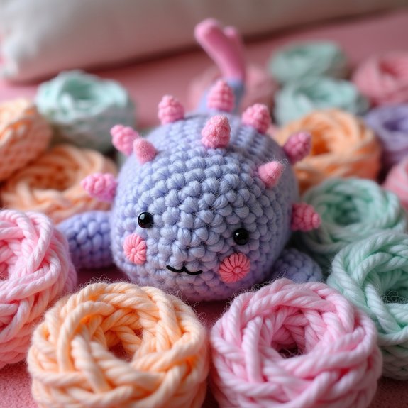 adorable axolotl themed blanket