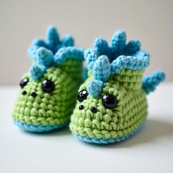 adorable dinosaur baby shoes