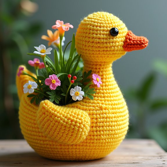 adorable duck pot cover
