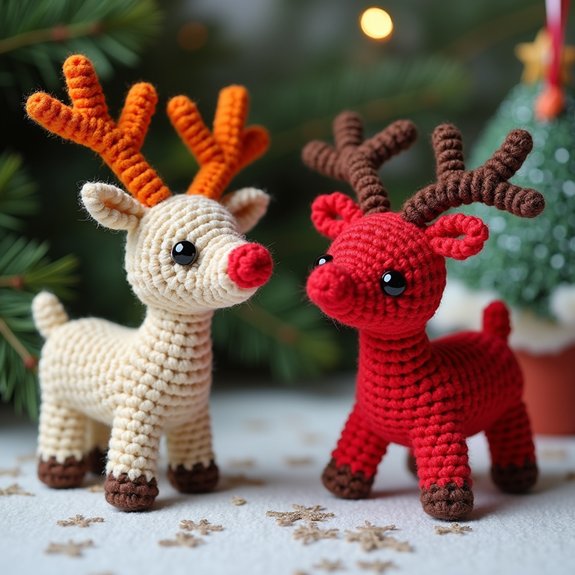 adorable festive reindeer decorations