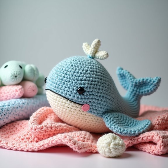 adorable handcrafted whale design