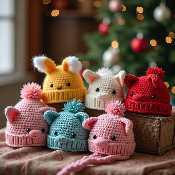 adorable handmade animal headwear