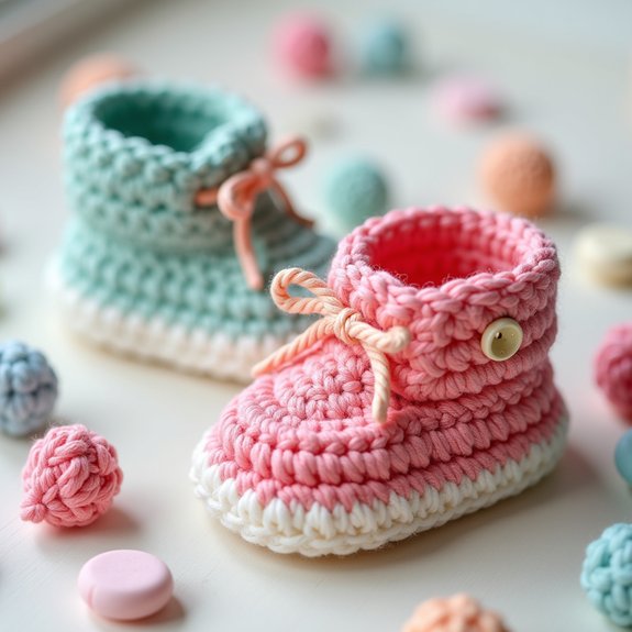 adorable handmade baby shoes