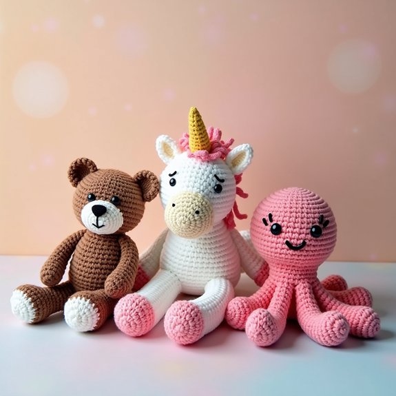 adorable handmade crochet toys