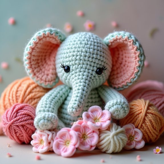 adorable handmade plush toy