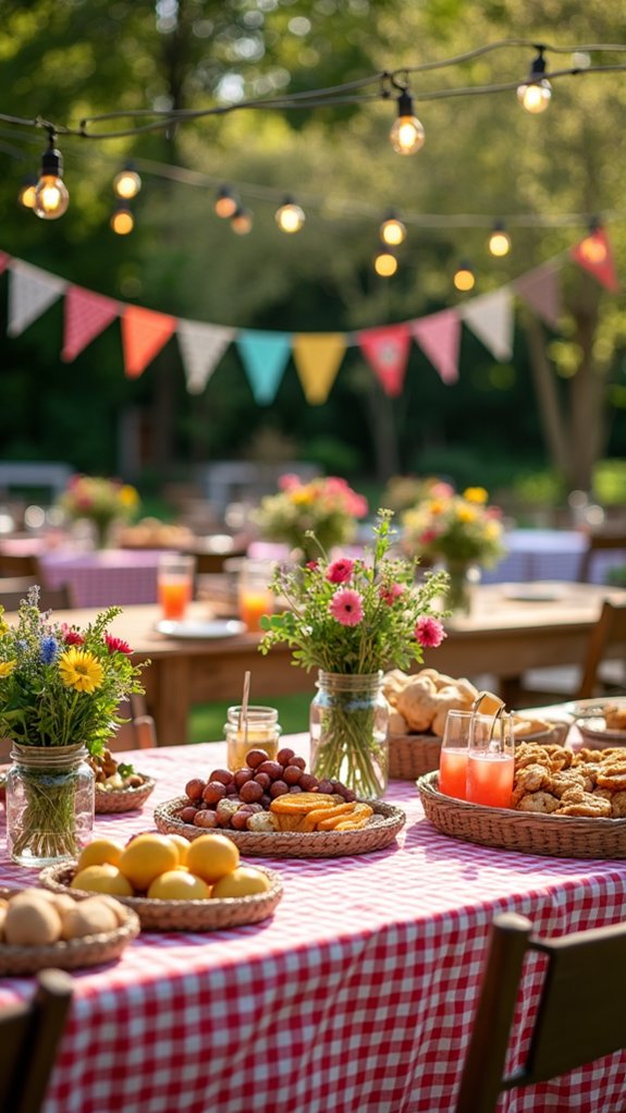 alfresco dining and relaxation