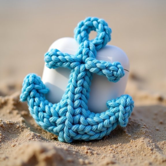 anchor themed airpods case