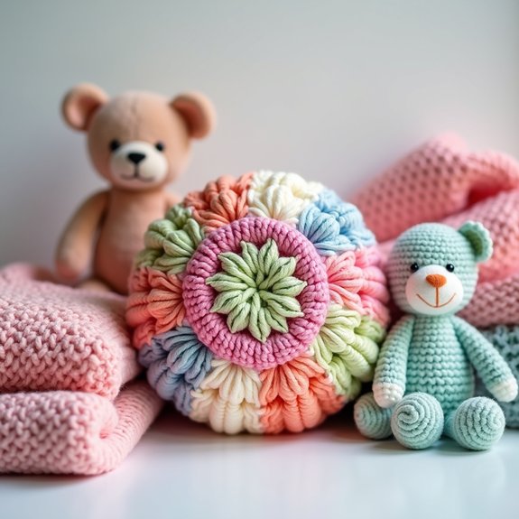artisan made crochet sphere