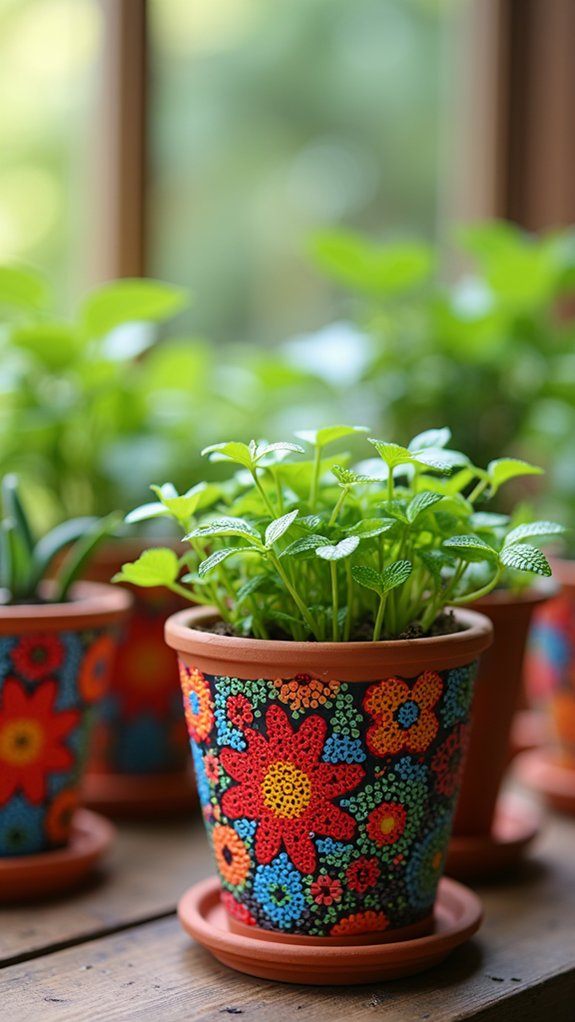 artistic embellishments for planters
