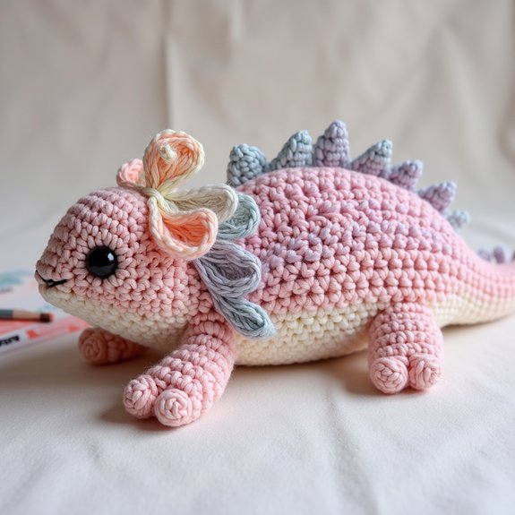axolotl themed pencil case