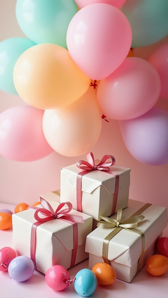 balloons as wrapping alternative