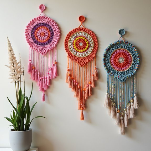 beaded decorative wall art
