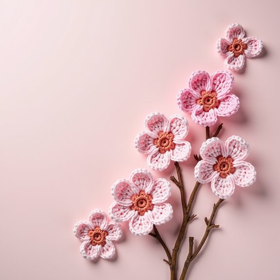 beautiful blooming cherry blossoms