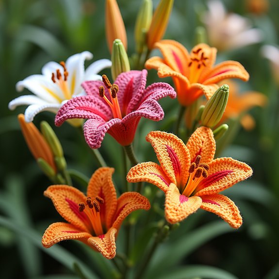 beautiful blooming lily flower