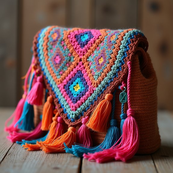 bohemian style coin purse