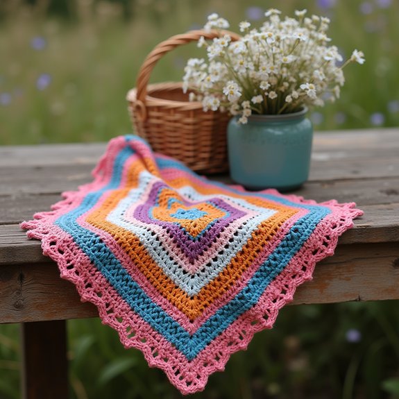 bohemian style crochet accessory