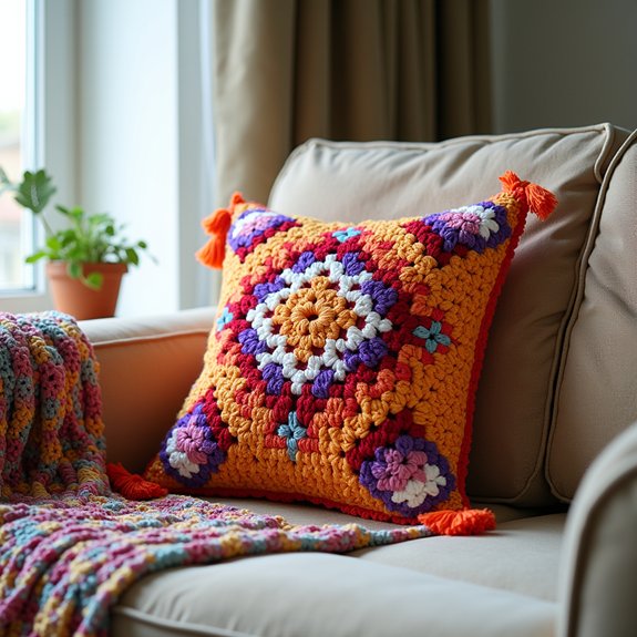 bohemian style crochet cover