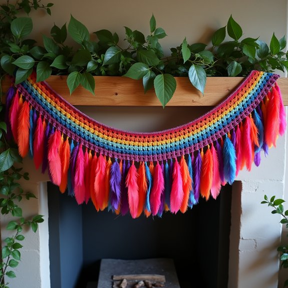 bohemian style decorative garland