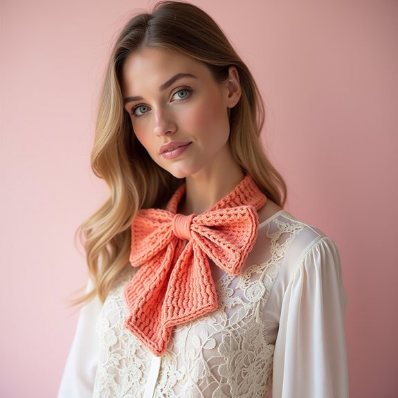 bow collar statement accessory