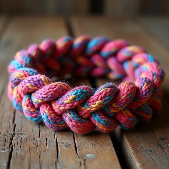 braided double crochet belt