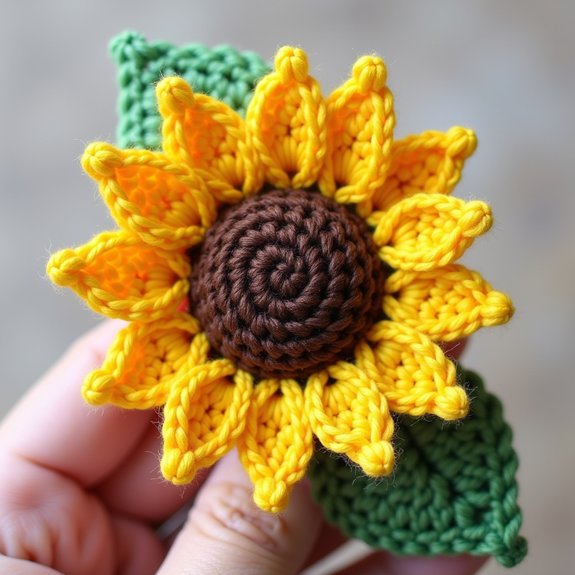 bright floral accessory keychain