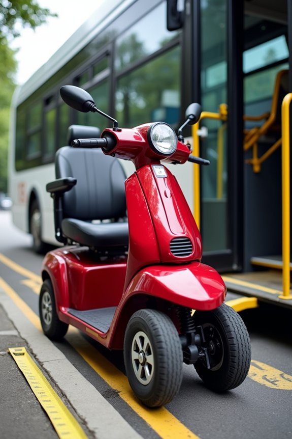 bus compatible scooter specifications