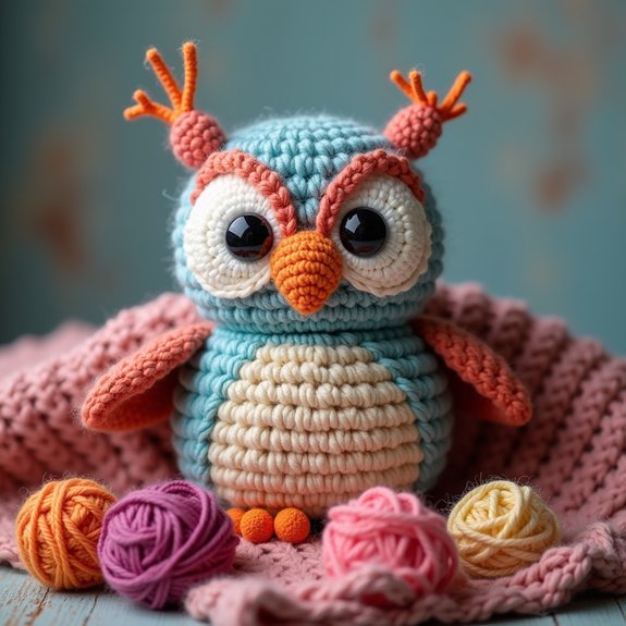 calming crochet owl project