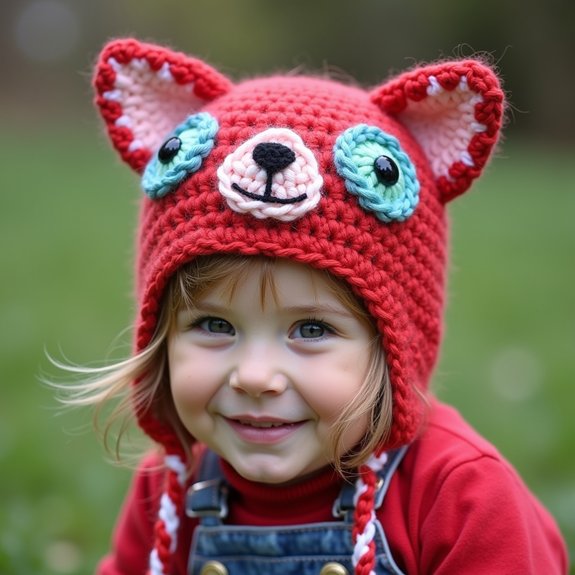 cat wearing farm hat