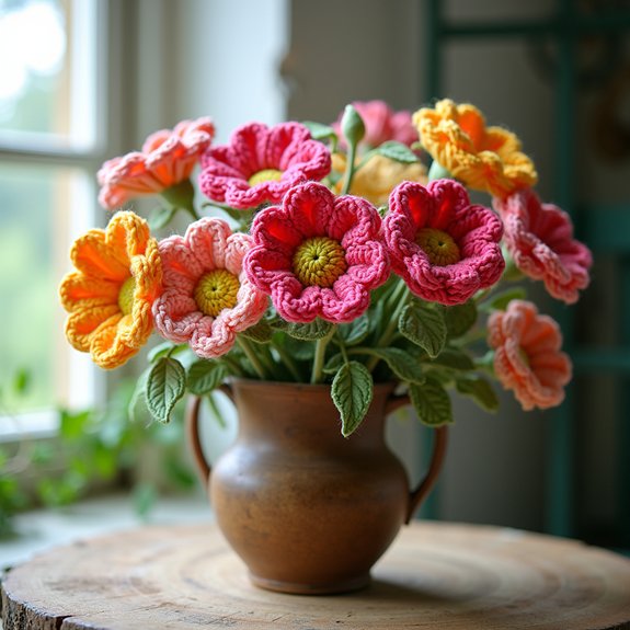 charming floral arrangements delight