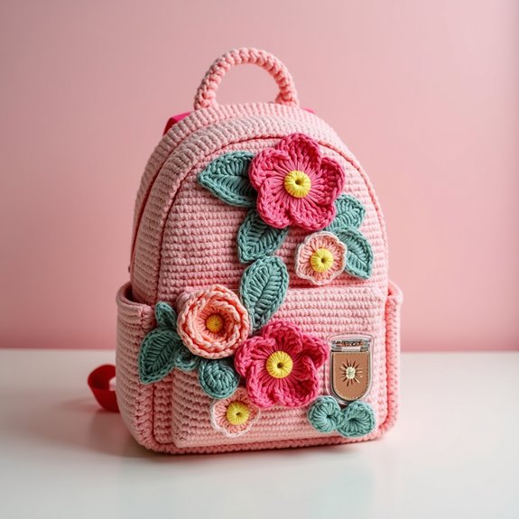 charming floral crochet design