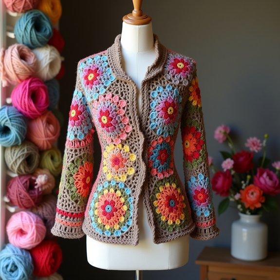 charming handmade crochet cardigans