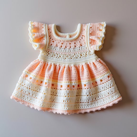 charming layered dress design