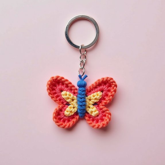 charming miniature butterfly accessory