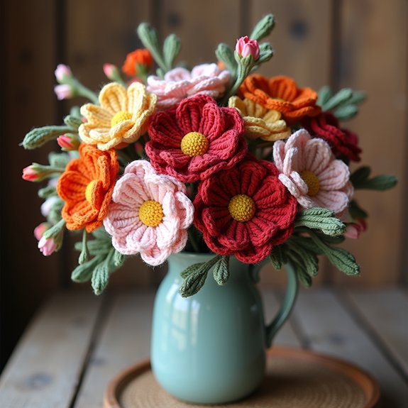 charming natural flower arrangement