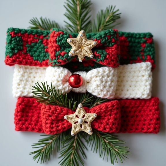 cheerful crochet holiday accessory