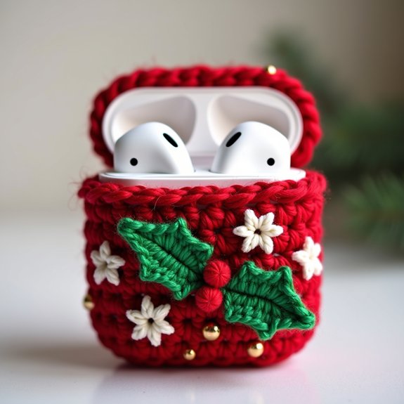 cheerful seasonal airpods cover
