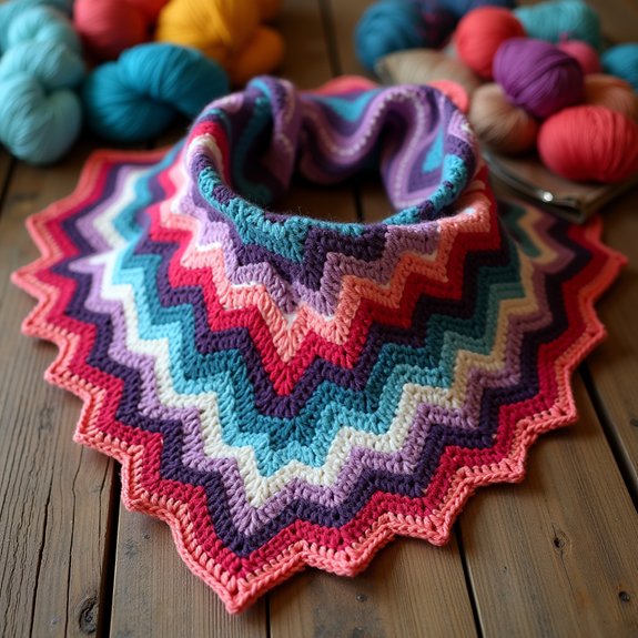 chevron design bandana accessory
