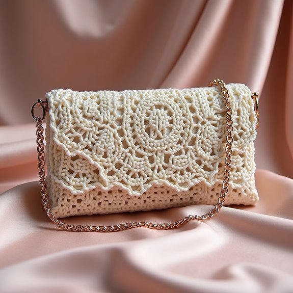 chic clutch with chain