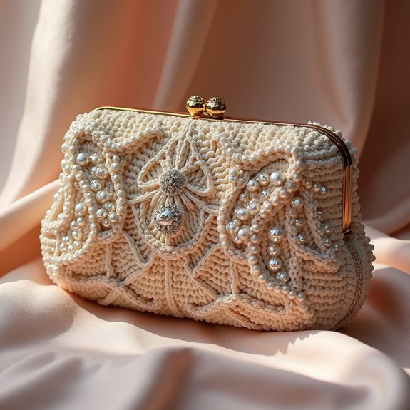 chic embellished evening bag