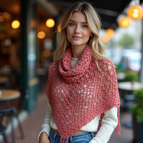 chic handmade crochet wraps