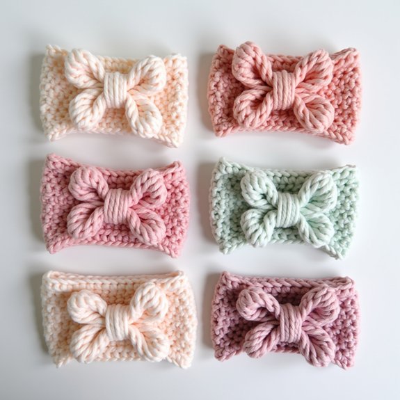 chic knit hair accessories