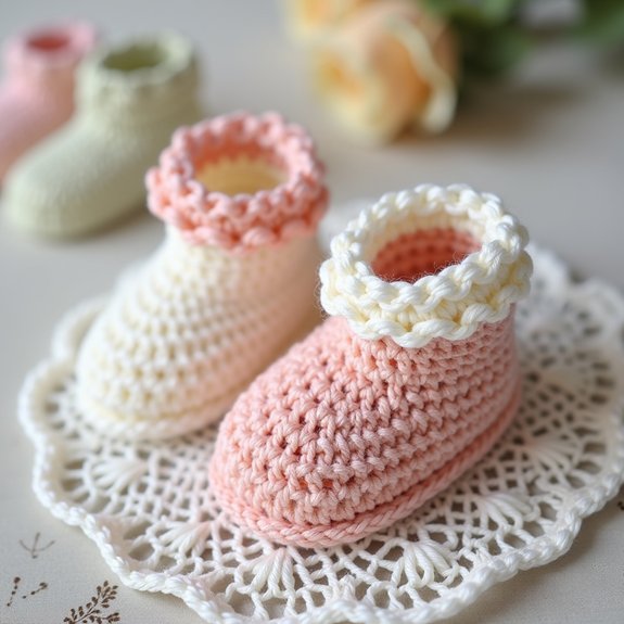 chic lace adorned booties