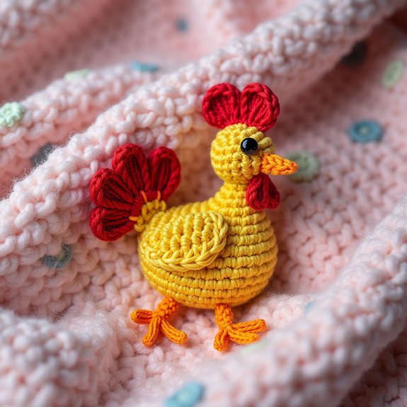 chicken design for blankets