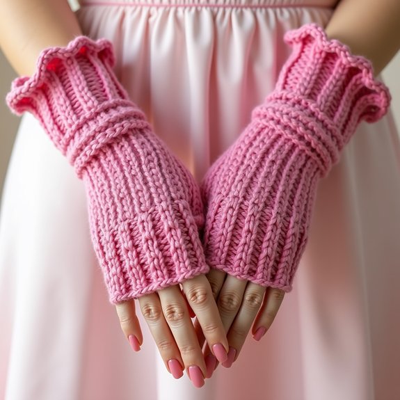classic crochet gloves design
