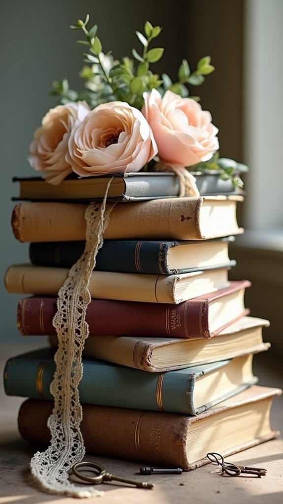 classic literature table decor